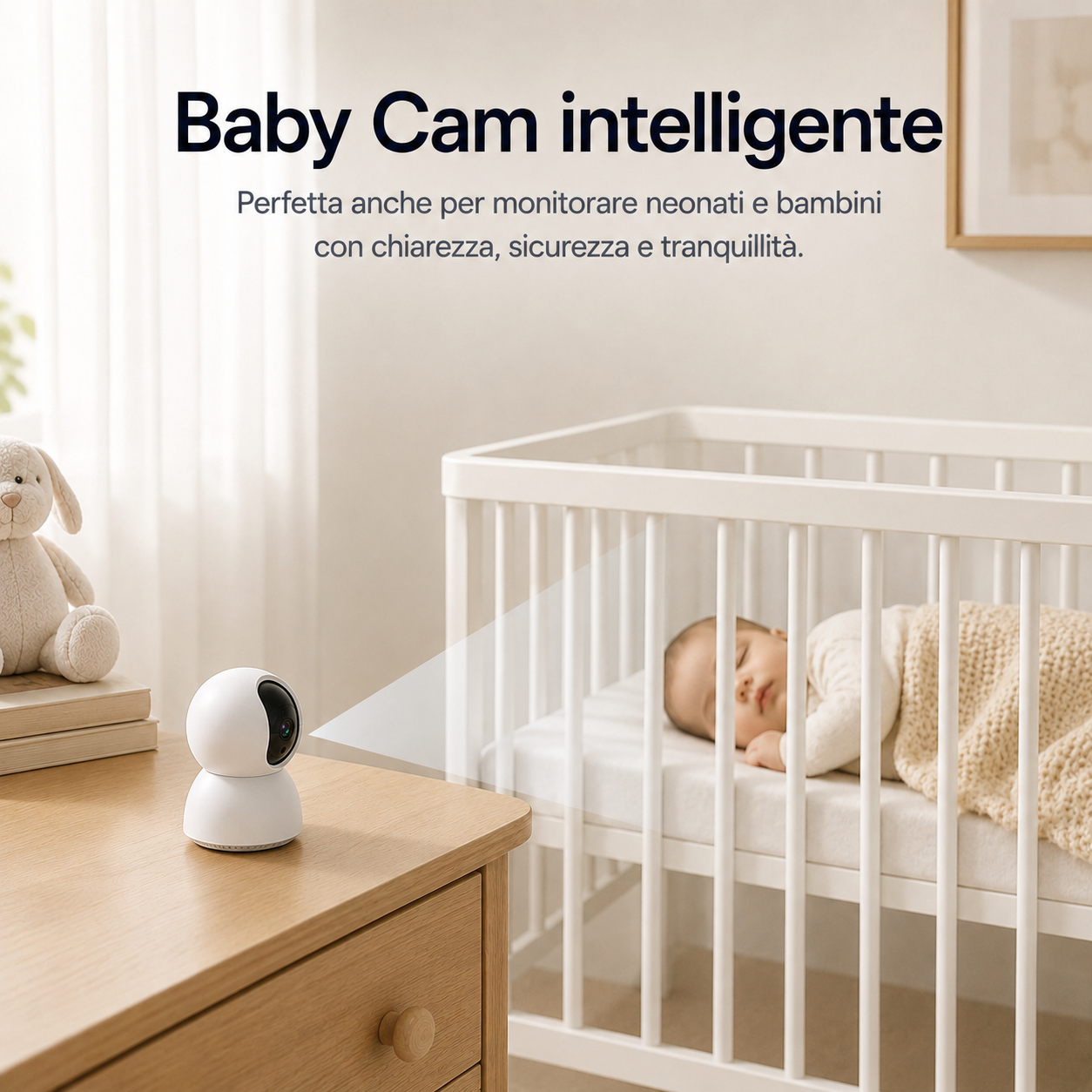 Orsetto PetCam 360 – Telecamera WiFi per cani e gatti