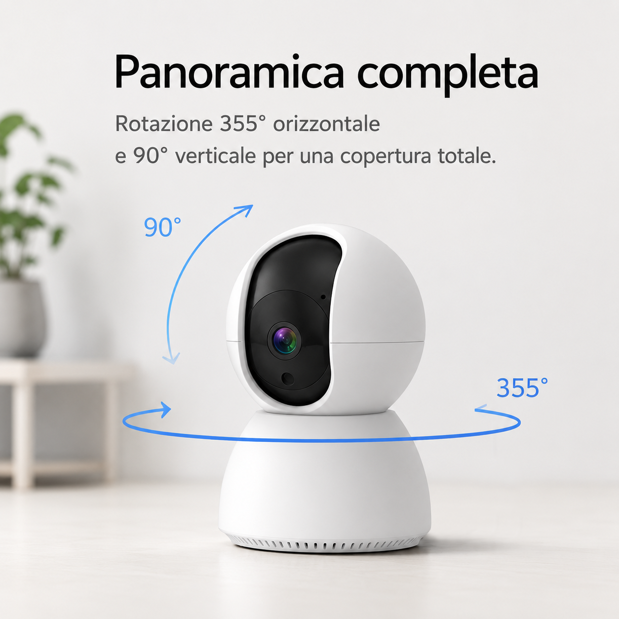 Orsetto PetCam 360 – Telecamera WiFi per cani e gatti